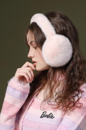Stylish Work Outfits, Outfit Summer Ideas Fluffy Earmuffs