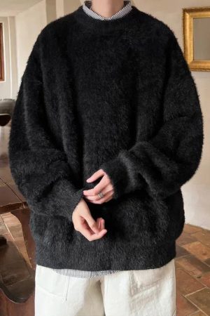 Stylish Work Outfits, Outfit Summer Ideas Fluffy Sweater