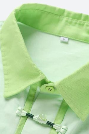 Stylish Work Outfits, Outfit Summer Ideas Frog Button Shirt