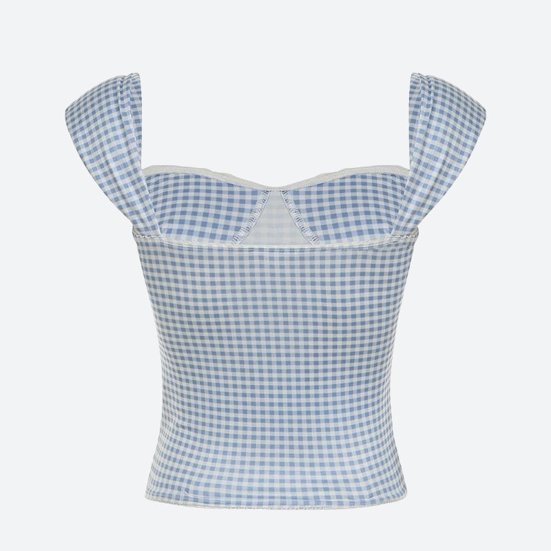 Stylish Work Outfits, Outfit Summer Ideas Gingham Top Stylish Work Outfits, Outfit Summer Ideas Gingham Top