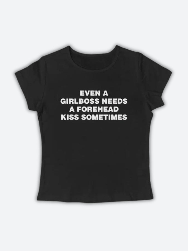 Stylish Work Outfits, Outfit Summer Ideas Girlboss Needs A Forehead Kiss Tee Stylish Work Outfits, Outfit Summer Ideas Girlboss Needs A Forehead Kiss Tee