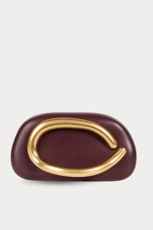 Stylish Work Outfits, Outfit Summer Ideas Gold Handle Clutch Bag