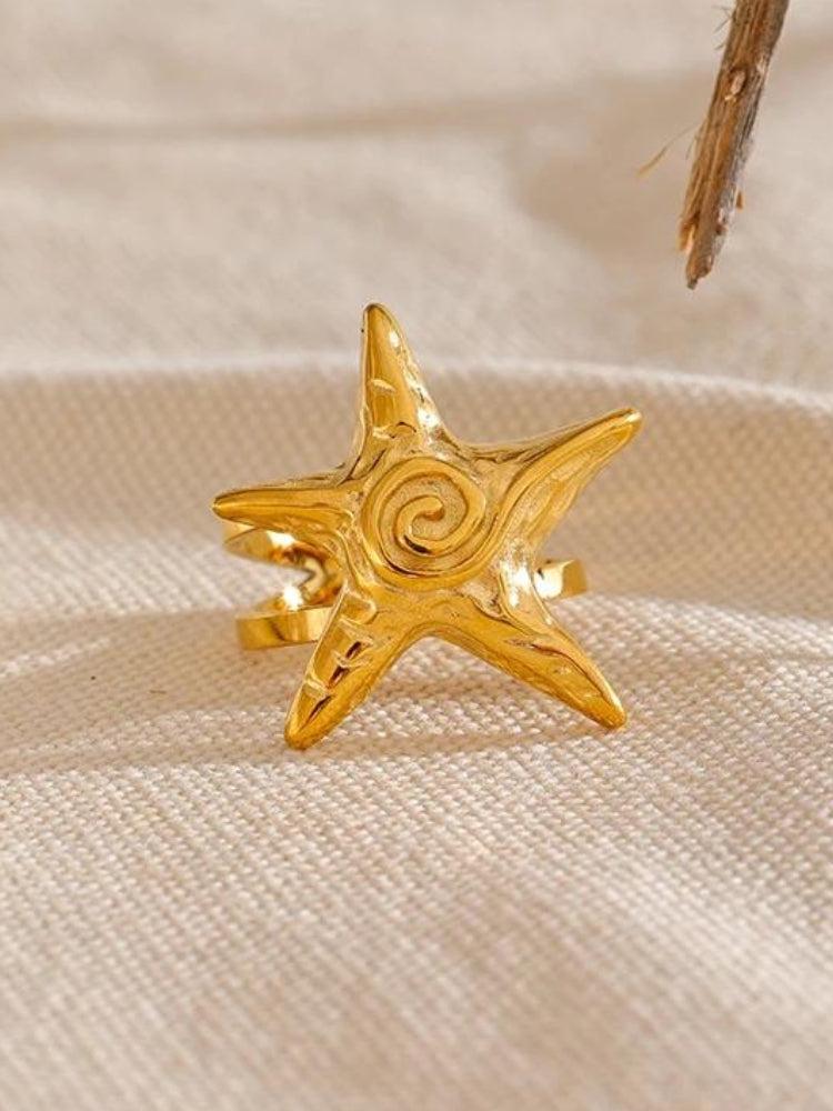Stylish Work Outfits, Outfit Summer Ideas Gold Starfish Ring Stylish Work Outfits, Outfit Summer Ideas Gold Starfish Ring