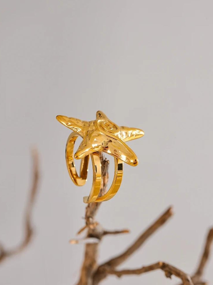 Stylish Work Outfits, Outfit Summer Ideas Gold Starfish Ring Stylish Work Outfits, Outfit Summer Ideas Gold Starfish Ring
