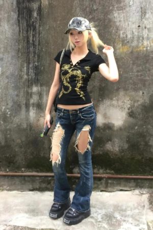 Stylish Work Outfits, Outfit Summer Ideas Golden Sigilism Backless Top