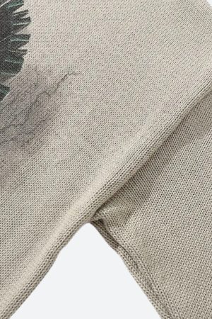 Stylish Work Outfits, Outfit Summer Ideas Goth Angel Knitted Sweater