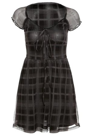 Stylish Work Outfits, Outfit Summer Ideas Goth Plaid Mini Dress