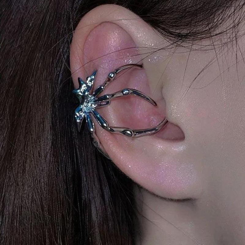 Stylish Work Outfits, Outfit Summer Ideas Goth Spider Earcuff