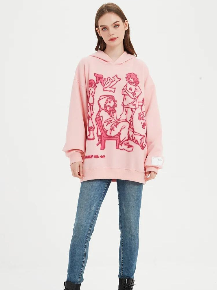 Stylish Work Outfits, Outfit Summer Ideas Graphic Printed Hoodie Stylish Work Outfits, Outfit Summer Ideas Graphic Printed Hoodie