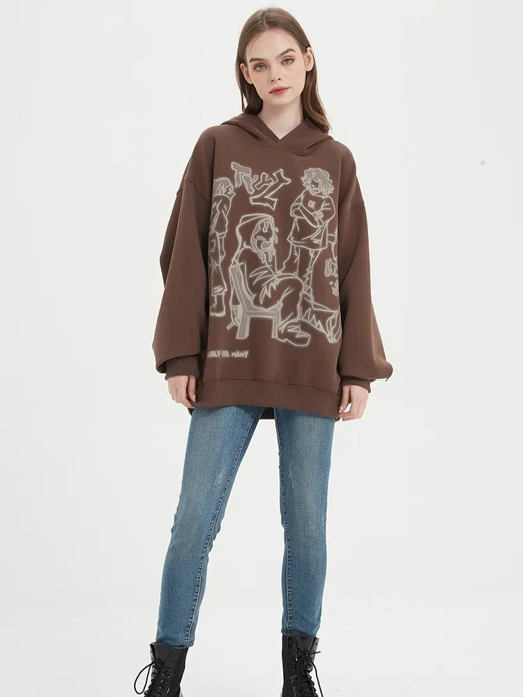 Stylish Work Outfits, Outfit Summer Ideas Graphic Printed Hoodie Stylish Work Outfits, Outfit Summer Ideas Graphic Printed Hoodie