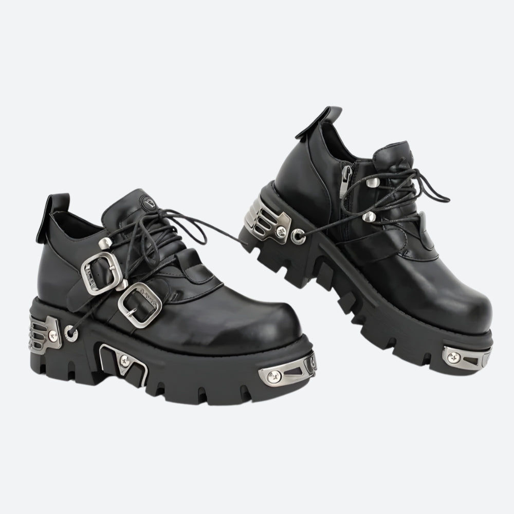 Stylish Work Outfits, Outfit Summer Ideas Grunge Belted Lace Up Platform Boots Stylish Work Outfits, Outfit Summer Ideas Grunge Belted Lace Up Platform Boots
