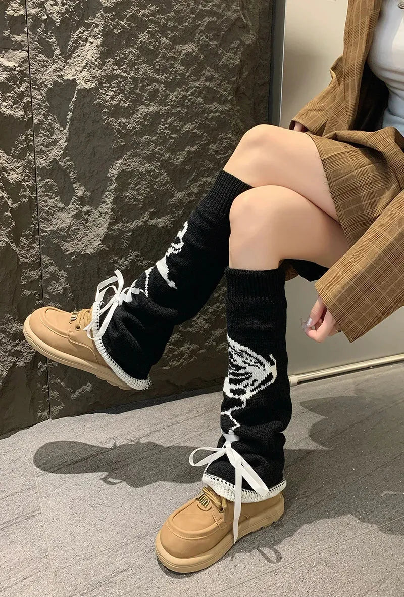 Stylish Work Outfits, Outfit Summer Ideas Grunge Butterfly Lace Up Leg Warmers Stylish Work Outfits, Outfit Summer Ideas Grunge Butterfly Lace Up Leg Warmers