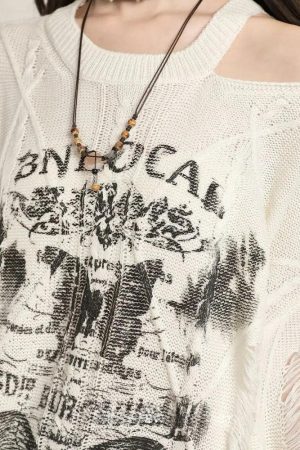 Stylish Work Outfits, Outfit Summer Ideas Grunge Butterfly Sweater