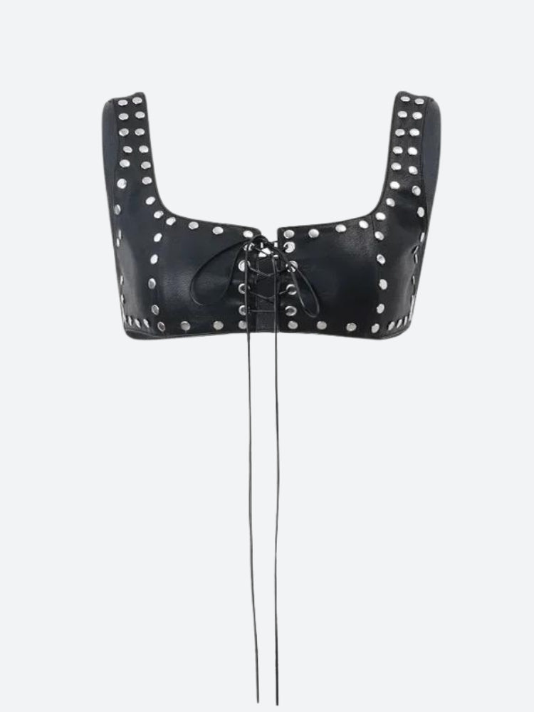 Stylish Work Outfits, Outfit Summer Ideas Grunge Faux Leather Lace Up Crop Top Stylish Work Outfits, Outfit Summer Ideas Grunge Faux Leather Lace Up Crop Top