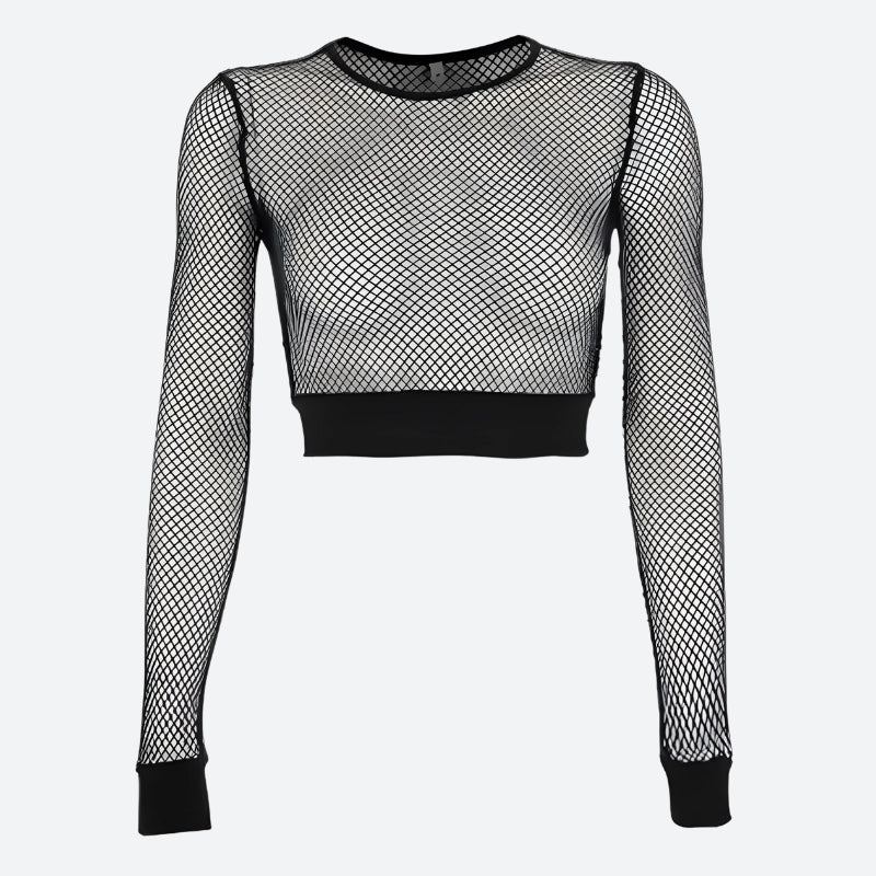 Stylish Work Outfits, Outfit Summer Ideas Grunge Fishnet Crop Top Stylish Work Outfits, Outfit Summer Ideas Grunge Fishnet Crop Top