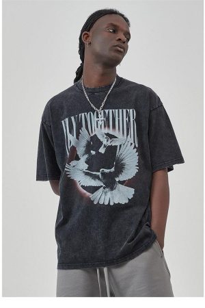 Stylish Work Outfits, Outfit Summer Ideas Grunge Fly Together Tee