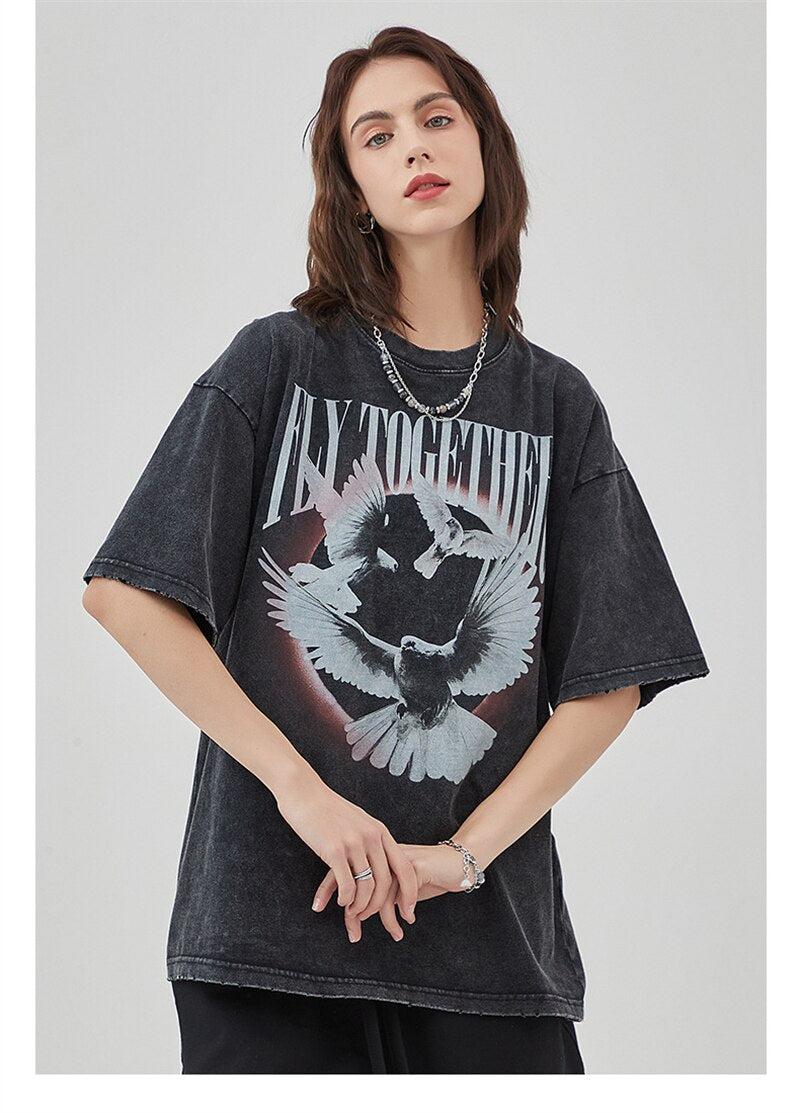 Stylish Work Outfits, Outfit Summer Ideas Grunge Fly Together Tee Stylish Work Outfits, Outfit Summer Ideas Grunge Fly Together Tee