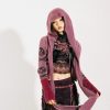 Stylish Work Outfits, Outfit Summer Ideas Grunge Gothic Skull Hooded Cardigan