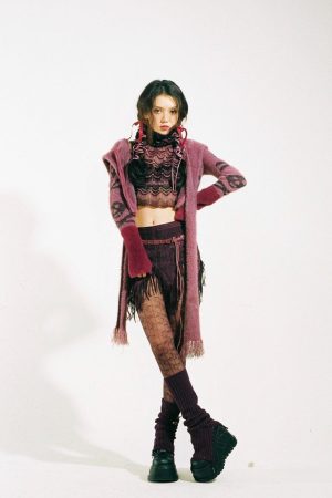 Stylish Work Outfits, Outfit Summer Ideas Grunge Gothic Skull Hooded Cardigan