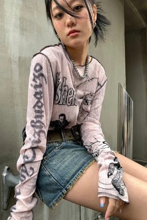 Stylish Work Outfits, Outfit Summer Ideas Grunge Harajuku Top