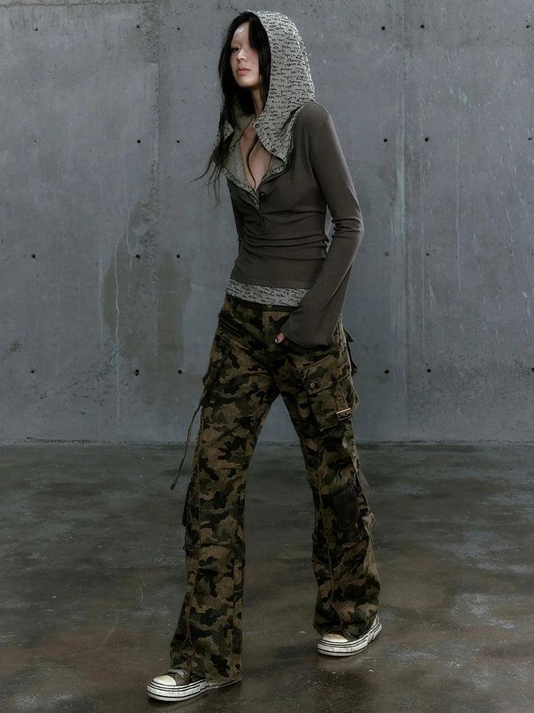 Stylish Work Outfits, Outfit Summer Ideas Grunge Hooded Top Stylish Work Outfits, Outfit Summer Ideas Grunge Hooded Top