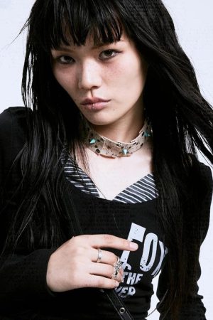 Stylish Work Outfits, Outfit Summer Ideas Grunge Layered Top