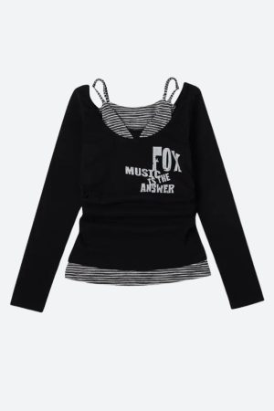 Stylish Work Outfits, Outfit Summer Ideas Grunge Layered Top