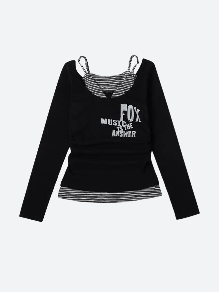 Stylish Work Outfits, Outfit Summer Ideas Grunge Layered Top Stylish Work Outfits, Outfit Summer Ideas Grunge Layered Top