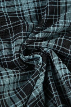 Stylish Work Outfits, Outfit Summer Ideas Grunge Plaid Lace Trim Top