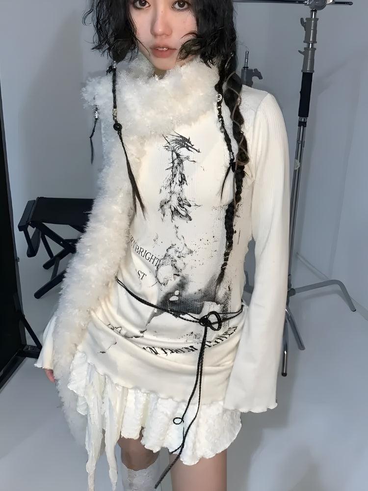 Stylish Work Outfits, Outfit Summer Ideas Grunge Rope Belted Top Stylish Work Outfits, Outfit Summer Ideas Grunge Rope Belted Top