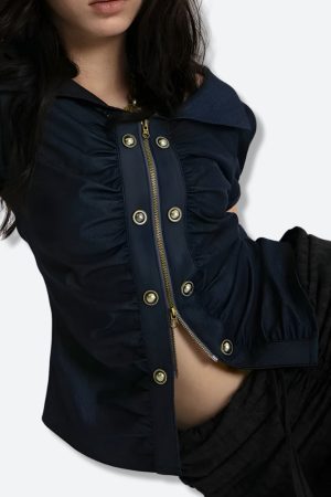 Stylish Work Outfits, Outfit Summer Ideas Grunge Ruched Top