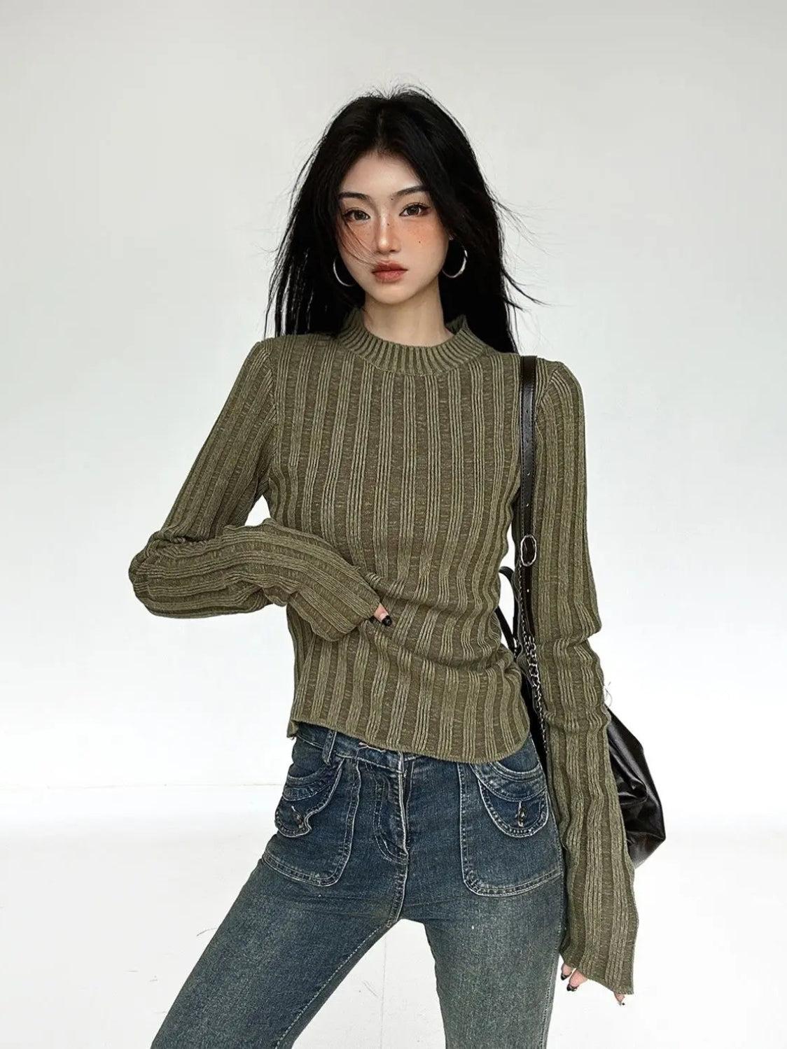 Stylish Work Outfits, Outfit Summer Ideas Grunge Slim Fit Sweater Stylish Work Outfits, Outfit Summer Ideas Grunge Slim Fit Sweater