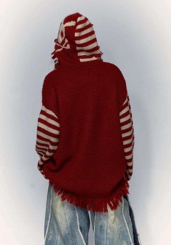 Stylish Work Outfits, Outfit Summer Ideas Grunge Tasseled Hooded Sweater Stylish Work Outfits, Outfit Summer Ideas Grunge Tasseled Hooded Sweater