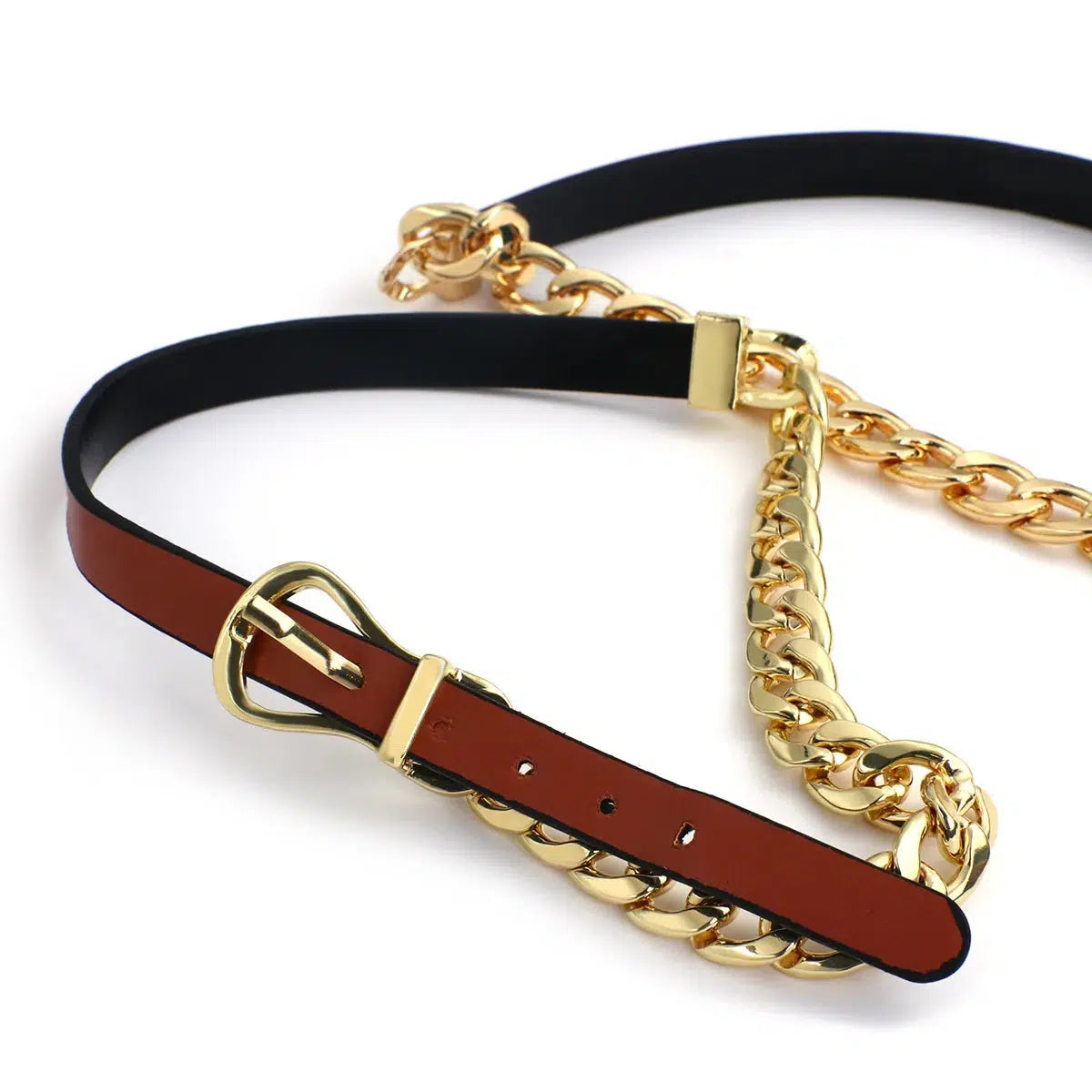 Stylish Work Outfits, Outfit Summer Ideas Half Belted Chain Necklace Stylish Work Outfits, Outfit Summer Ideas Half Belted Chain Necklace