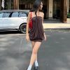 Stylish Work Outfits, Outfit Summer Ideas Halter Neck Mini Dress