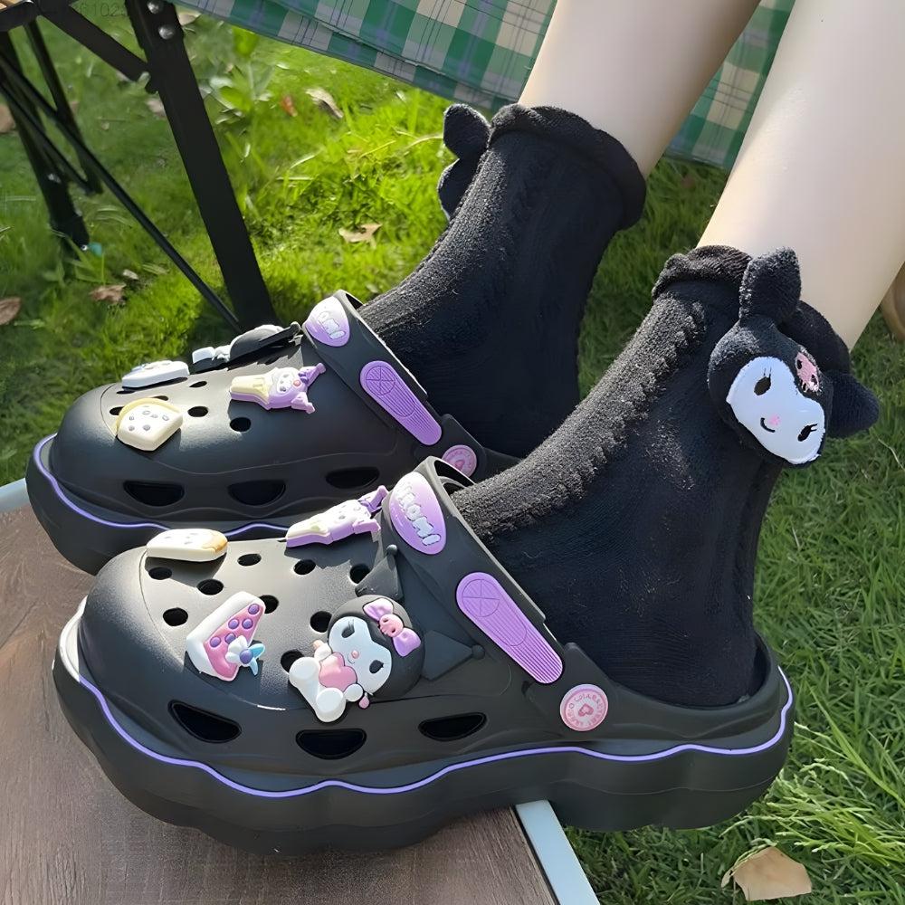 Stylish Work Outfits, Outfit Summer Ideas Hello Kitty Clog Slippers Stylish Work Outfits, Outfit Summer Ideas Hello Kitty Clog Slippers