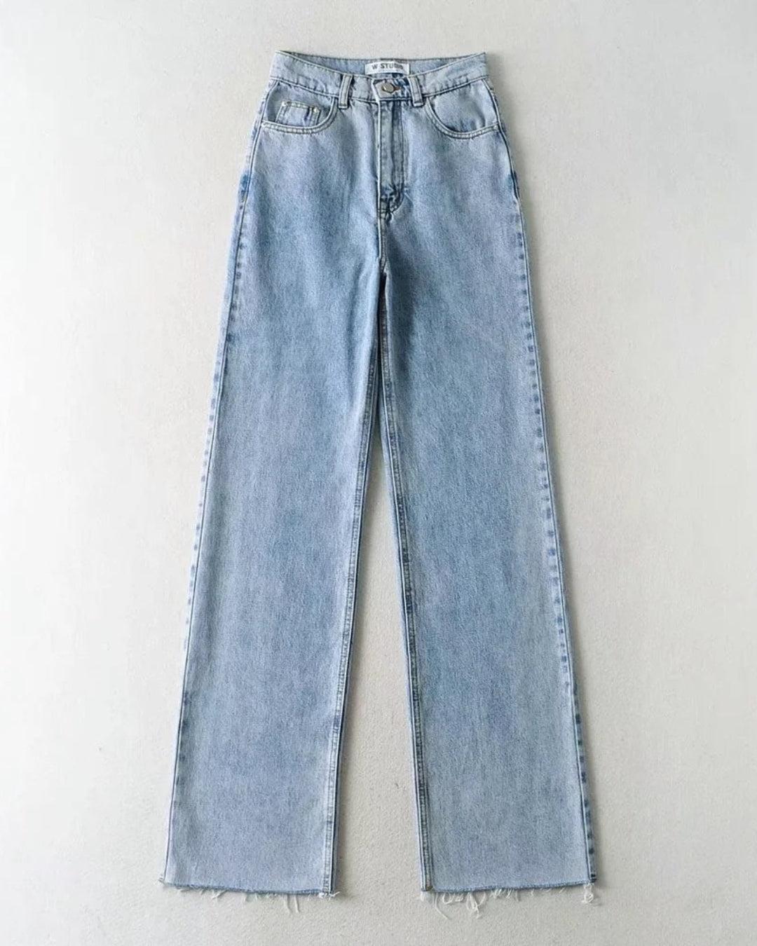 Stylish Work Outfits, Outfit Summer Ideas High Waist Casual Washed Jeans Stylish Work Outfits, Outfit Summer Ideas High Waist Casual Washed Jeans