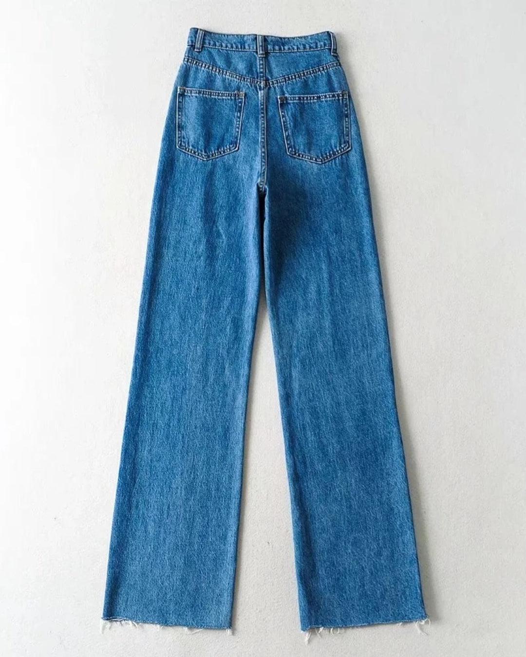 Stylish Work Outfits, Outfit Summer Ideas High Waist Casual Washed Jeans Stylish Work Outfits, Outfit Summer Ideas High Waist Casual Washed Jeans