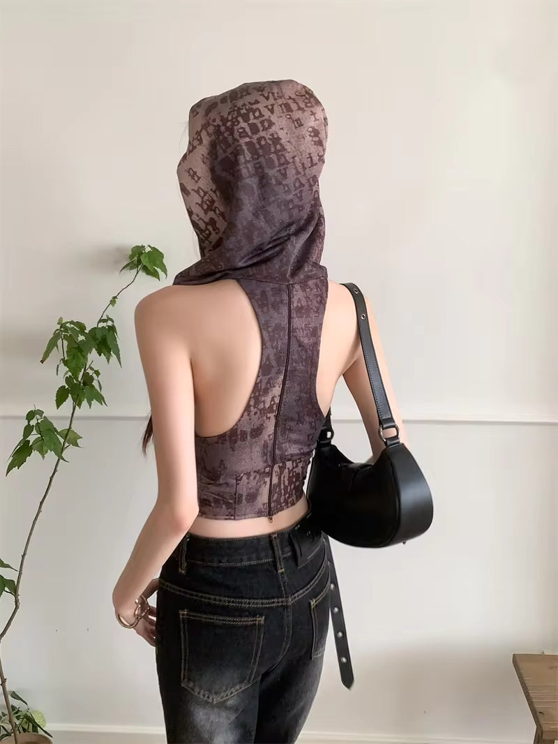 Stylish Work Outfits, Outfit Summer Ideas Hooded Corset Top Stylish Work Outfits, Outfit Summer Ideas Hooded Corset Top