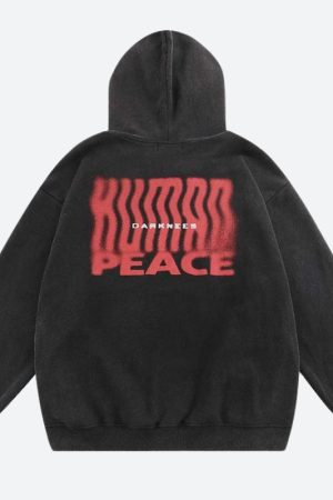 Stylish Work Outfits, Outfit Summer Ideas Human Peace Hoodie