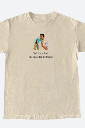 Stylish Work Outfits, Outfit Summer Ideas I Don't Drink Graphic Tee