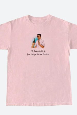 Stylish Work Outfits, Outfit Summer Ideas I Don't Drink Graphic Tee