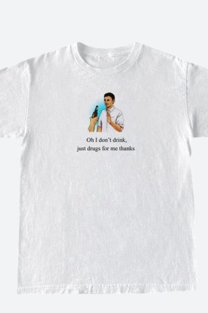Stylish Work Outfits, Outfit Summer Ideas I Don't Drink Graphic Tee
