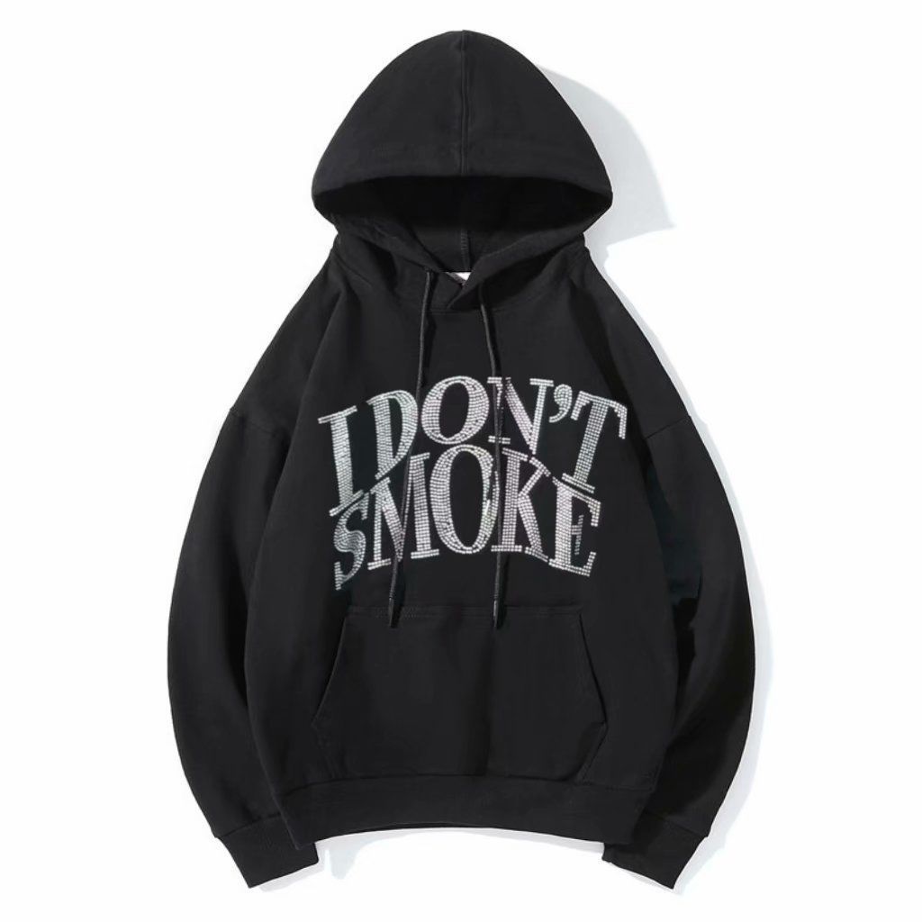 Stylish Work Outfits, Outfit Summer Ideas I Don't Smoke Rhinestone Hoodie Stylish Work Outfits, Outfit Summer Ideas I Don't Smoke Rhinestone Hoodie