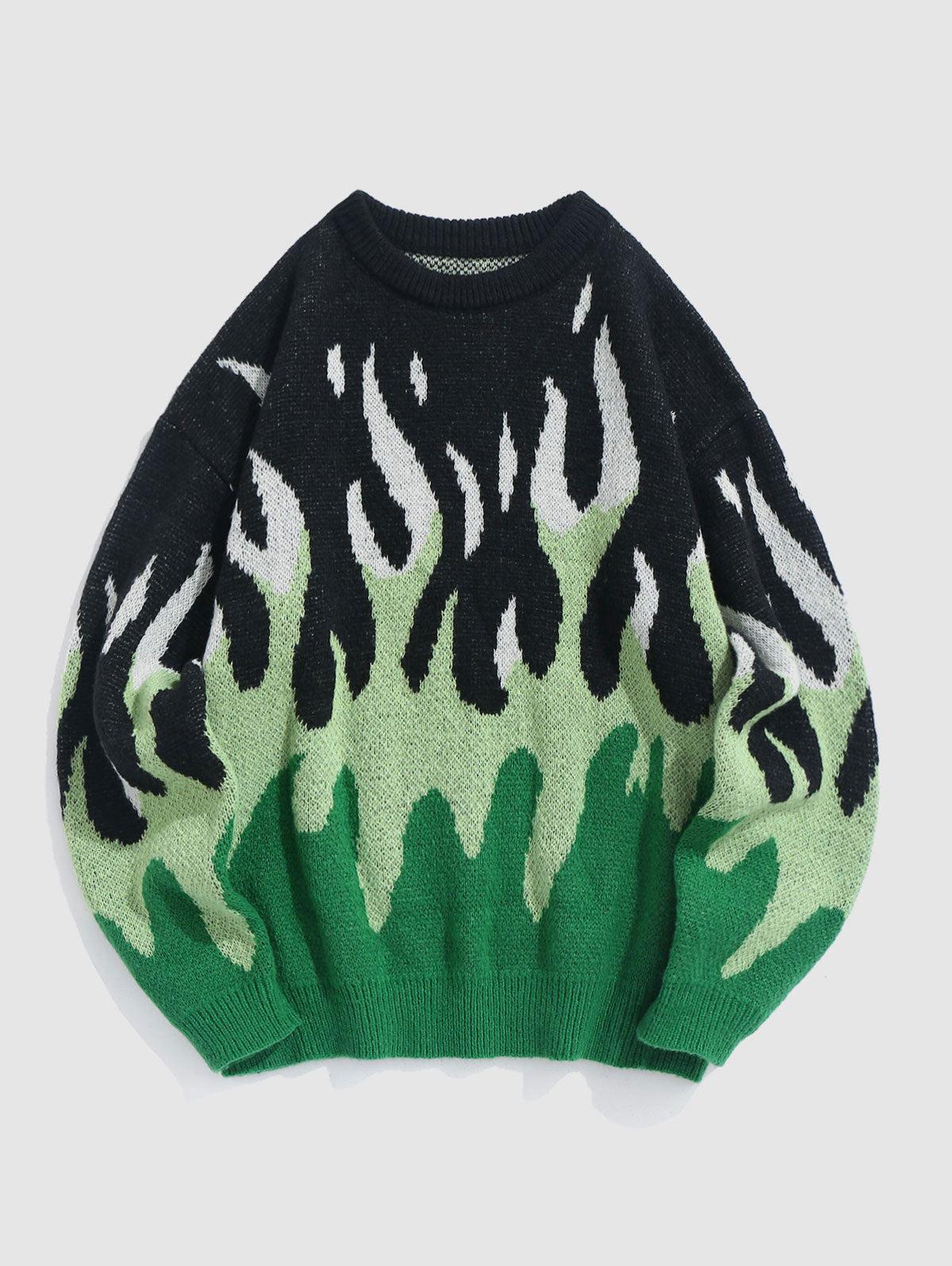Stylish Work Outfits, Outfit Summer Ideas Indie Flame Knitted Sweater Stylish Work Outfits, Outfit Summer Ideas Indie Flame Knitted Sweater
