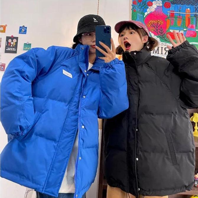 Stylish Work Outfits, Outfit Summer Ideas Indie High Neck Puffer Jacket