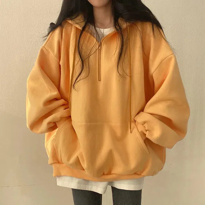 Stylish Work Outfits, Outfit Summer Ideas Indie Oversized Zip Up Hoodie