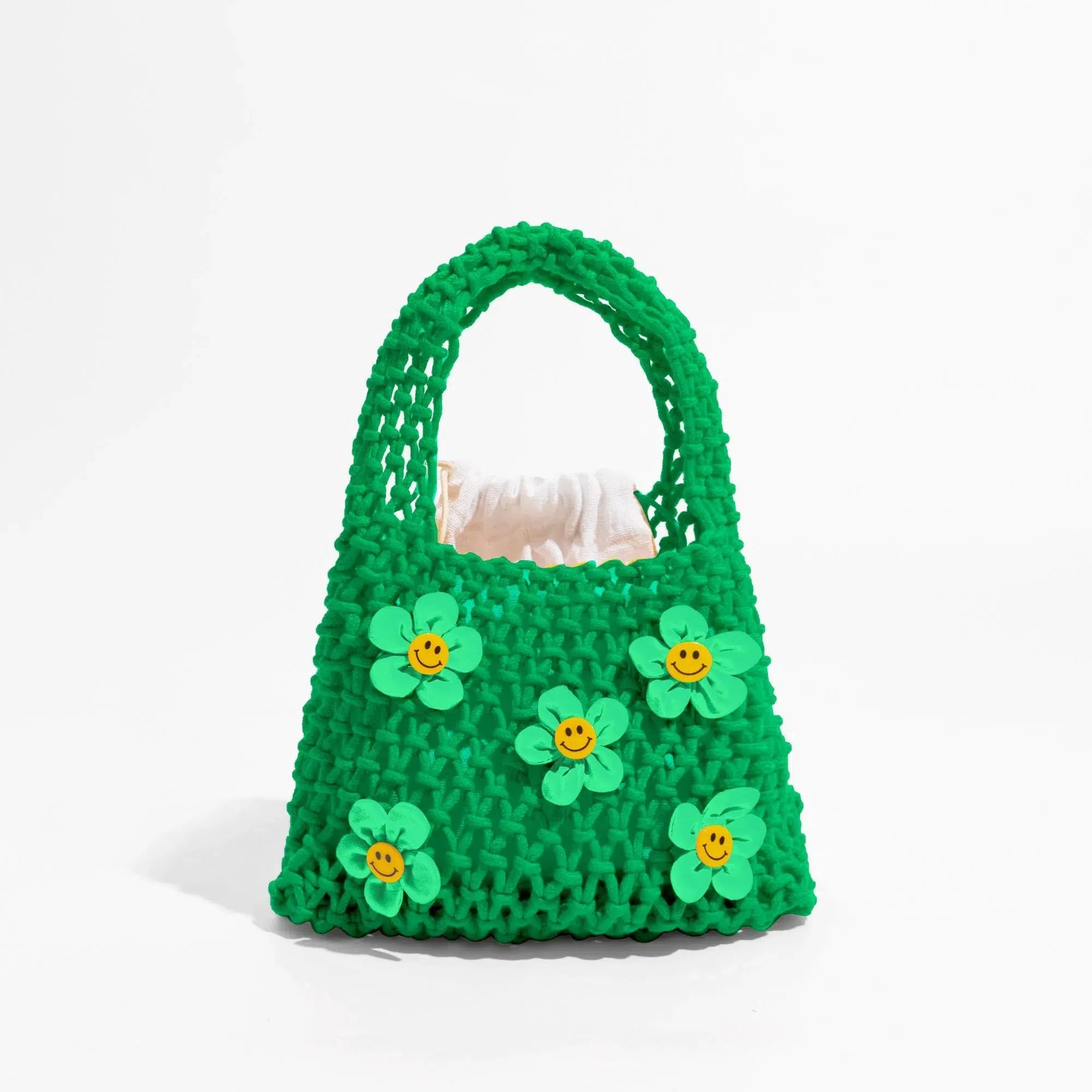 Stylish Work Outfits, Outfit Summer Ideas Indie Smiley Flowers Crochet Bag Stylish Work Outfits, Outfit Summer Ideas Indie Smiley Flowers Crochet Bag
