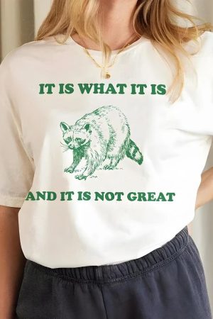 Stylish Work Outfits, Outfit Summer Ideas It Is What It Is Tee