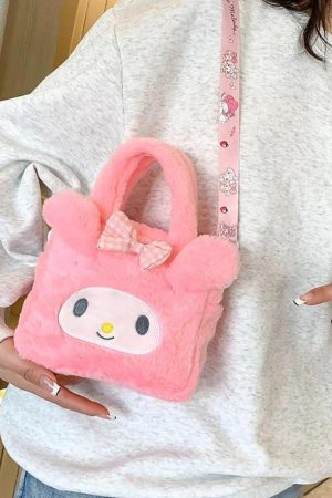 Stylish Work Outfits, Outfit Summer Ideas Kawaii Fluffy Sanrio Handbag